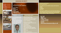 Desktop Screenshot of hardmansecurity.co.uk